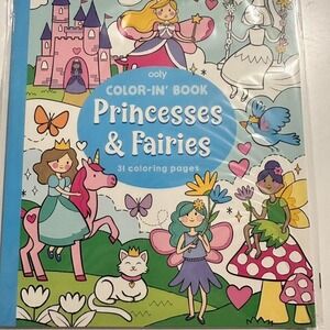 New OOLY Coloring Book Princess & Fairies